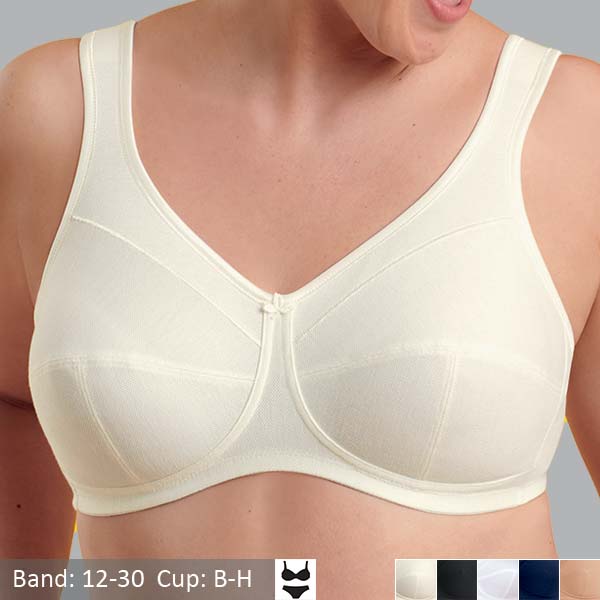 Elastic Cup Soft Bra - Champagne